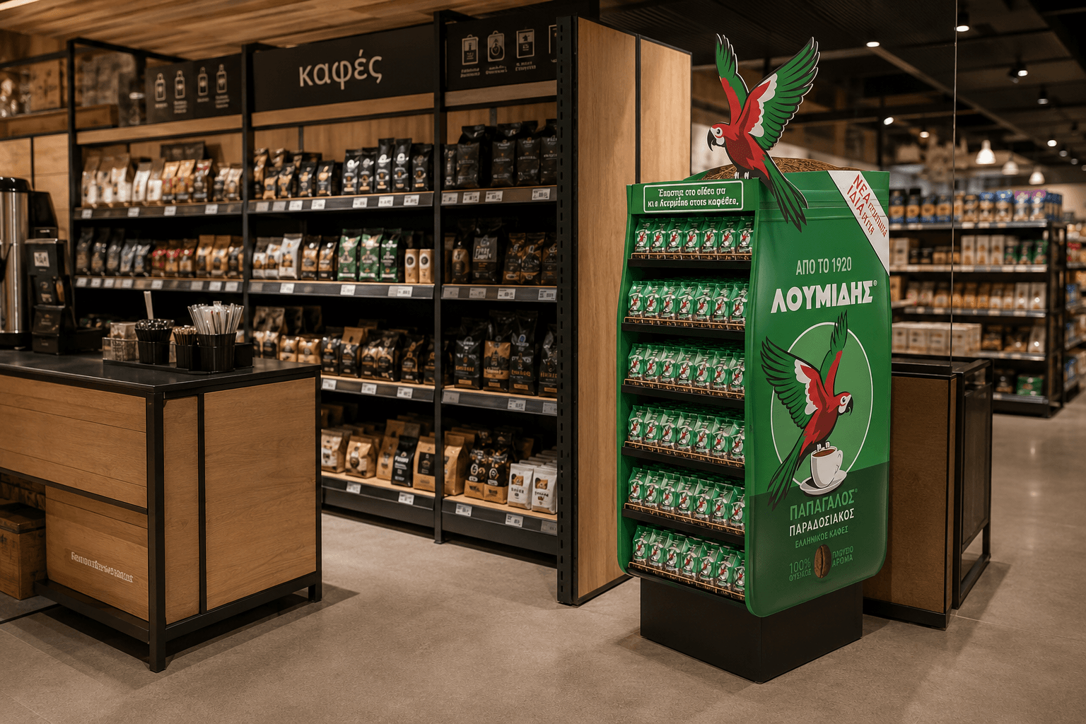 Displays για Super Markets από την Production