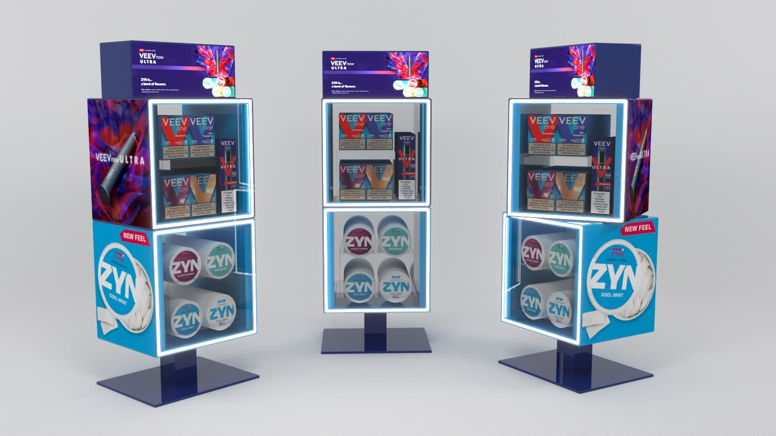 Counter Stands — κατασκευή display από την Production